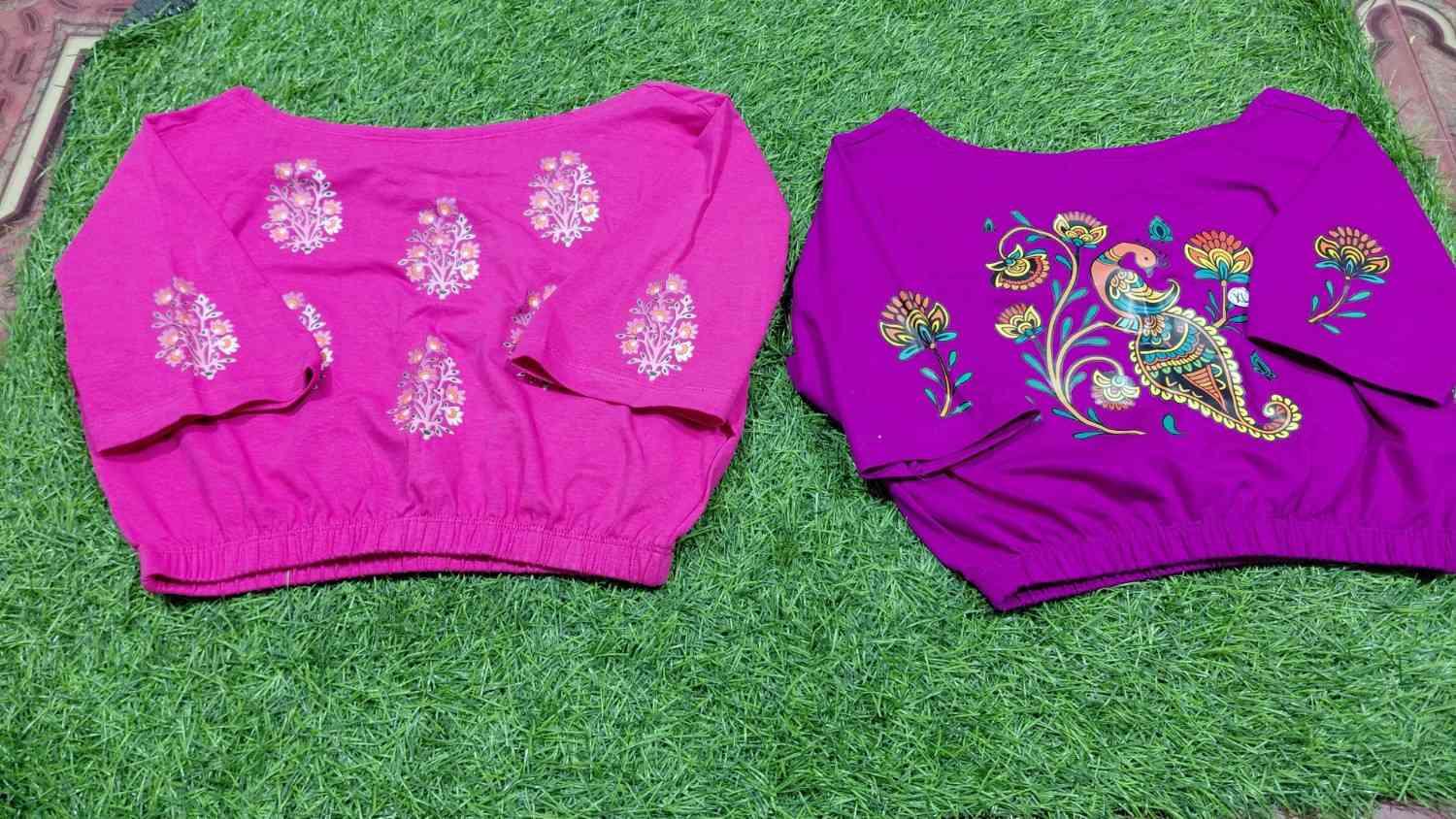 Multi Colour Stretchable Blouse – Womens Wear in Theni