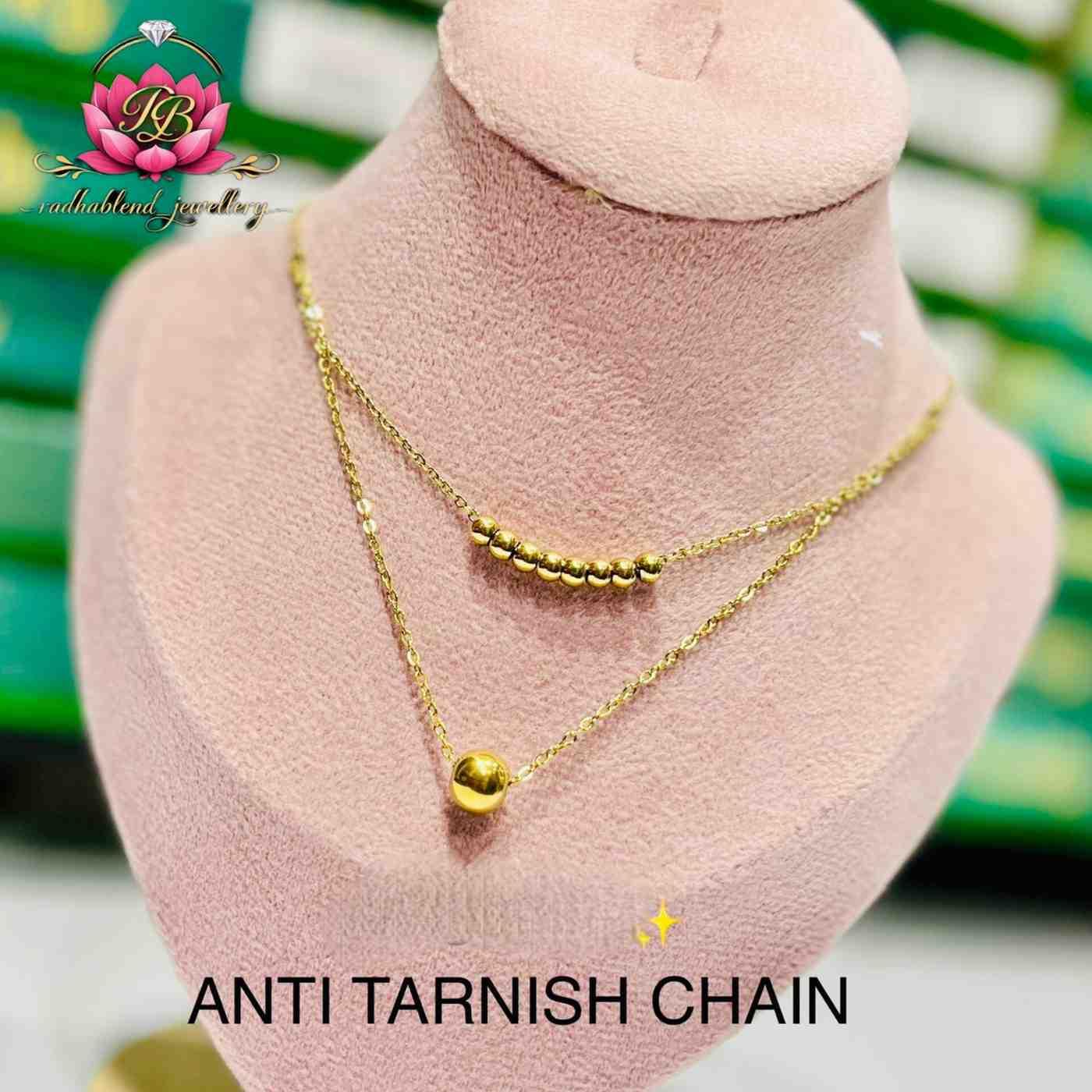 Anti tarnish jewellery 