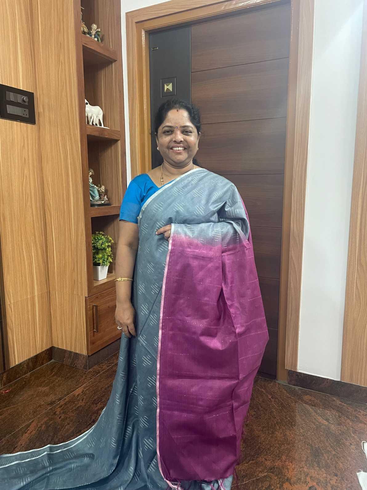 Soft cotton with mild work – Sarees in Coimbatore