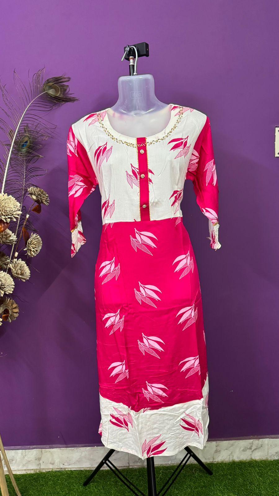 Rayon Umbrella Kurti - Womens Wear by The Style Palette 