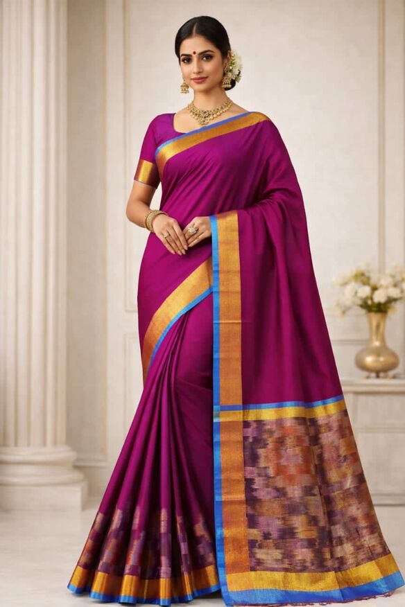 Cotton saree  - Sarees by Bharathi Sarees collections