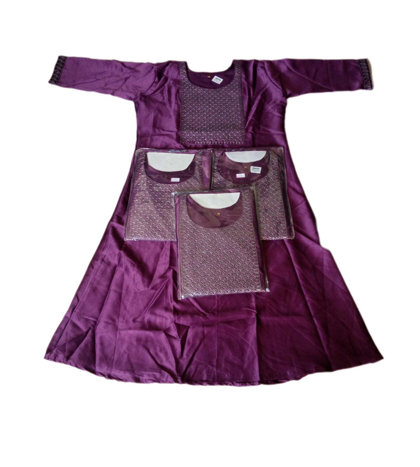 Satin Umbrella Kurtis - Womens Wear by Derak Fashions