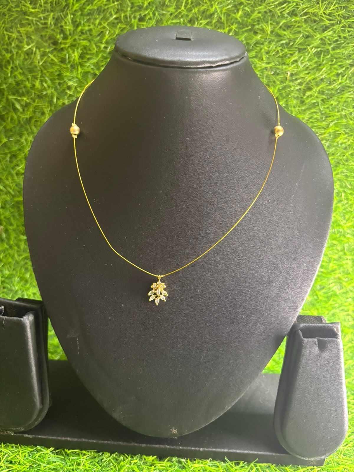 Invisible chian with dollar - Jewellery by Crystal jewels 