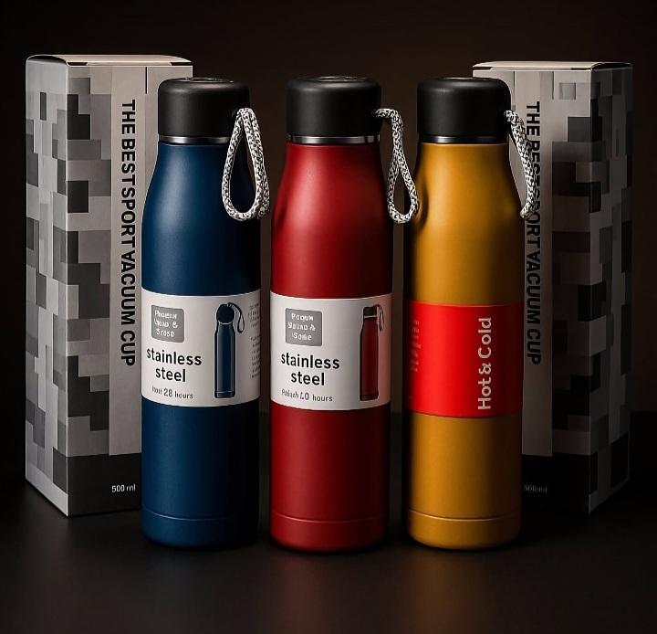 Insulated Stainless Steel Water Bottle 500ml
