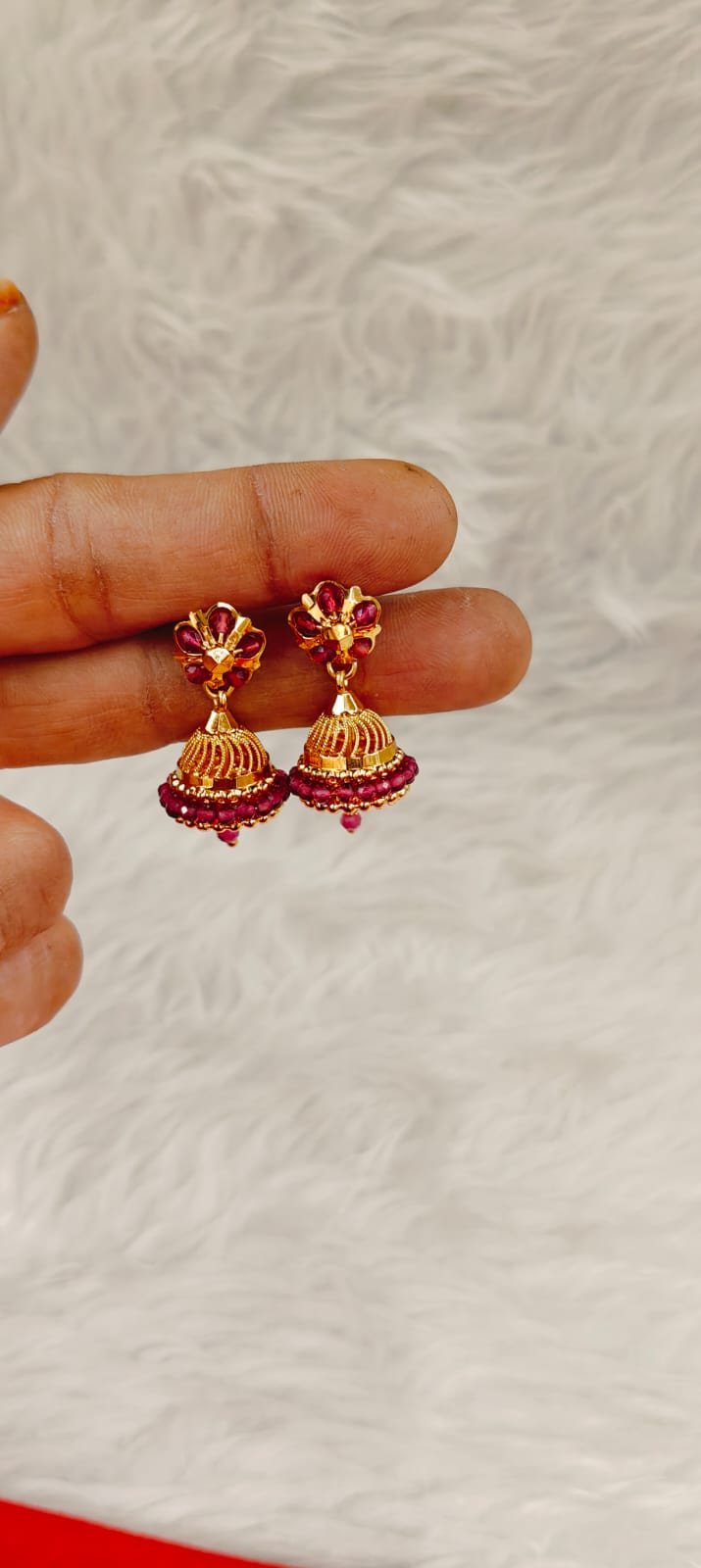 HAND MADE JHUMKA - Jewellery by SRI BALA COLLECTIONS 
