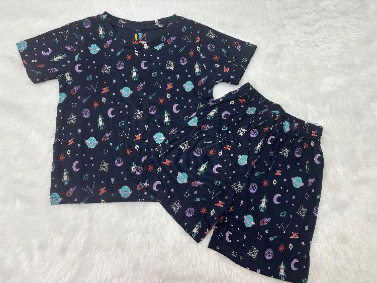 Co-ord Set - Night Space - Kids Clothing by Ilanthugil Fashions