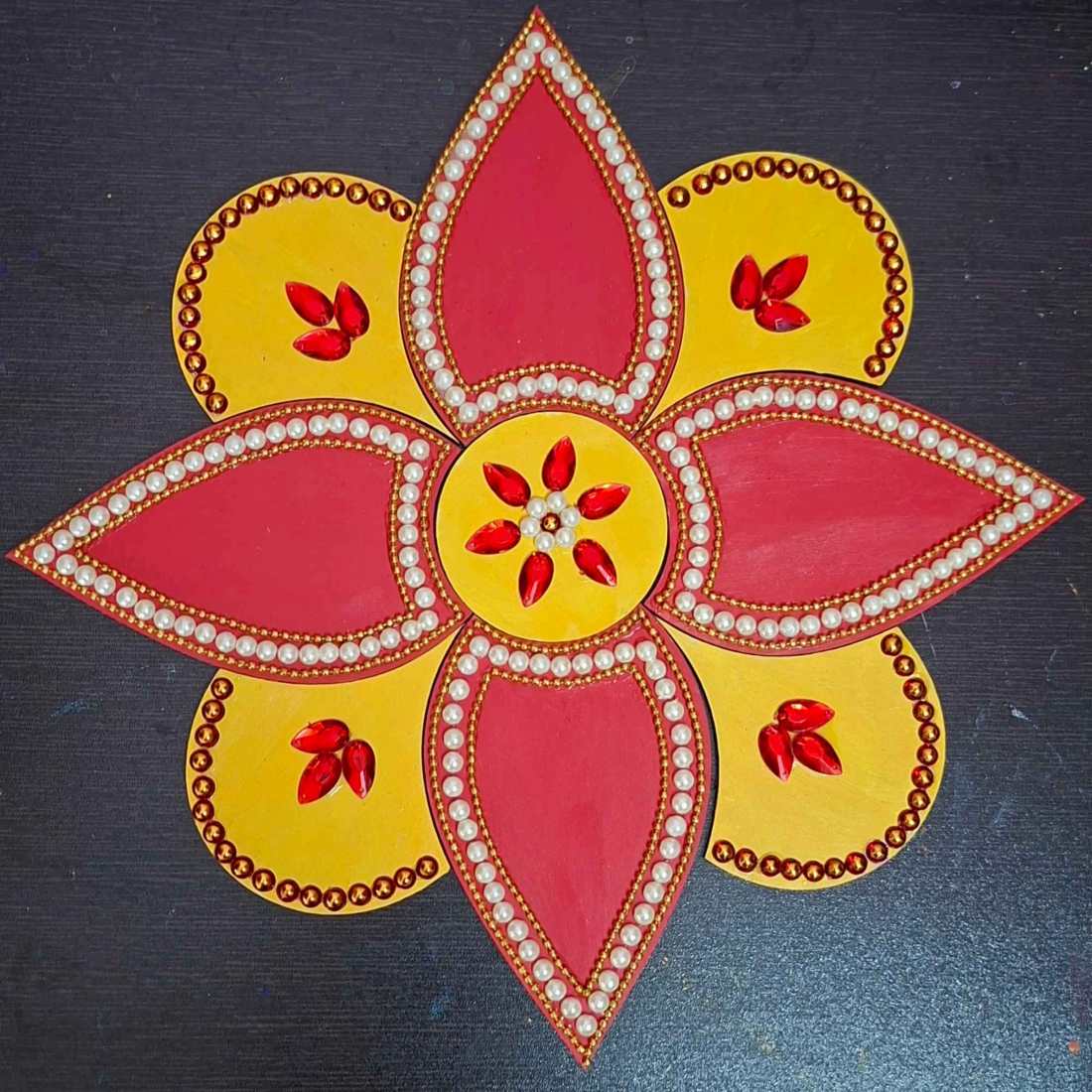 kundan Rangoli - Handmade Arts and Crafts by kala vridhi arts