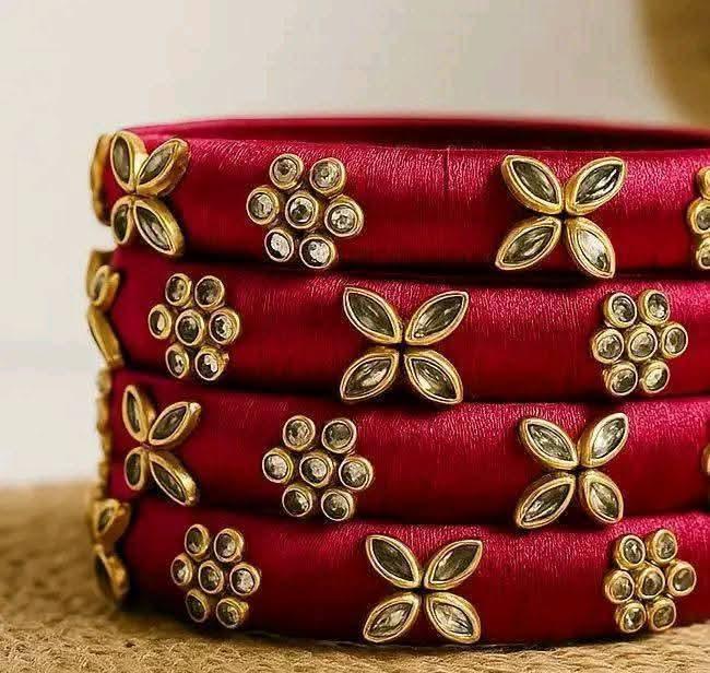silk thread bangles - Jewellery by Sara Fashion 