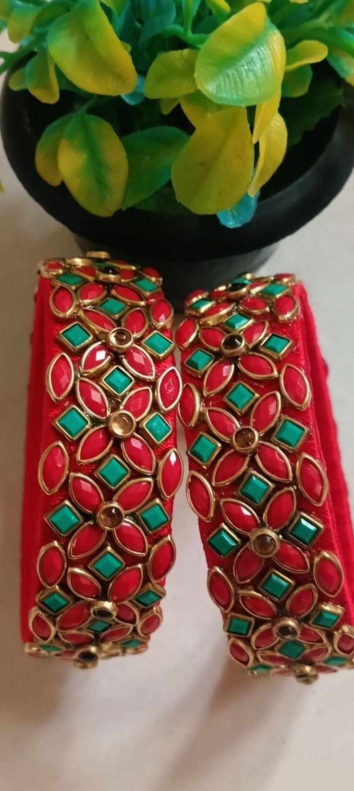 Silkthread bangle - Jewellery by skm bangles