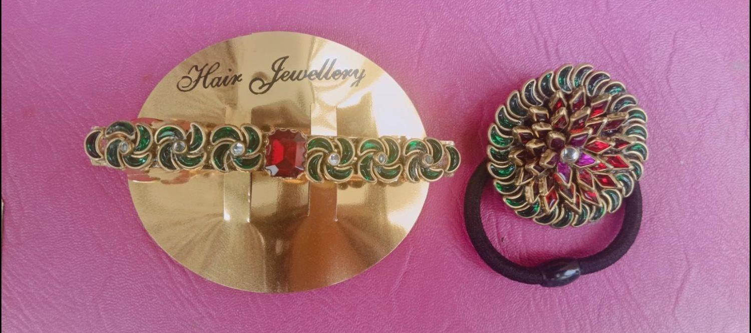 Kundan hair clip - Jewellery by skm bangles