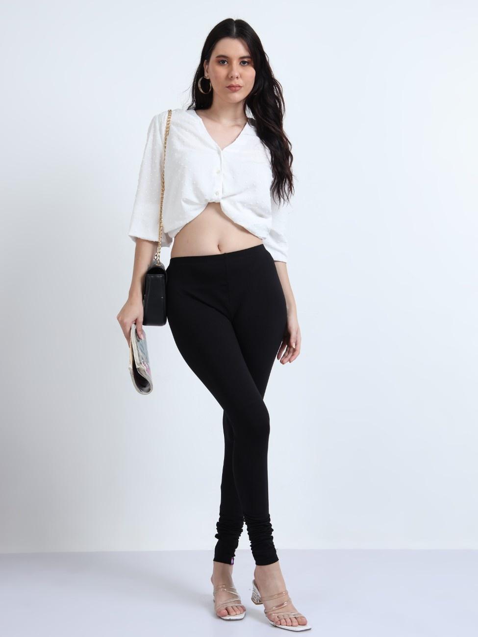 STONEFORTE Full length leggings- Black