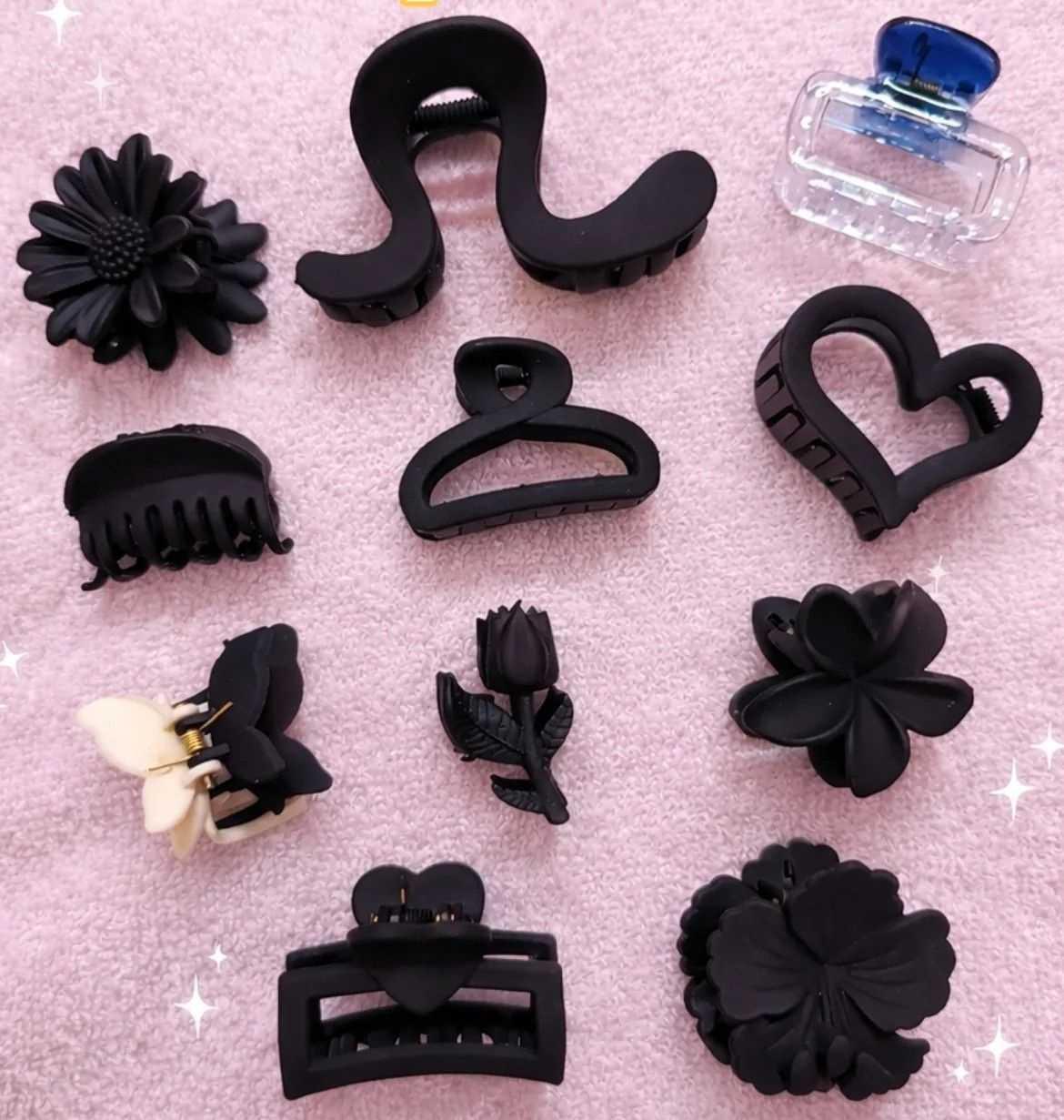 Black hamper clips - Jewellery by Kittu finds fashion