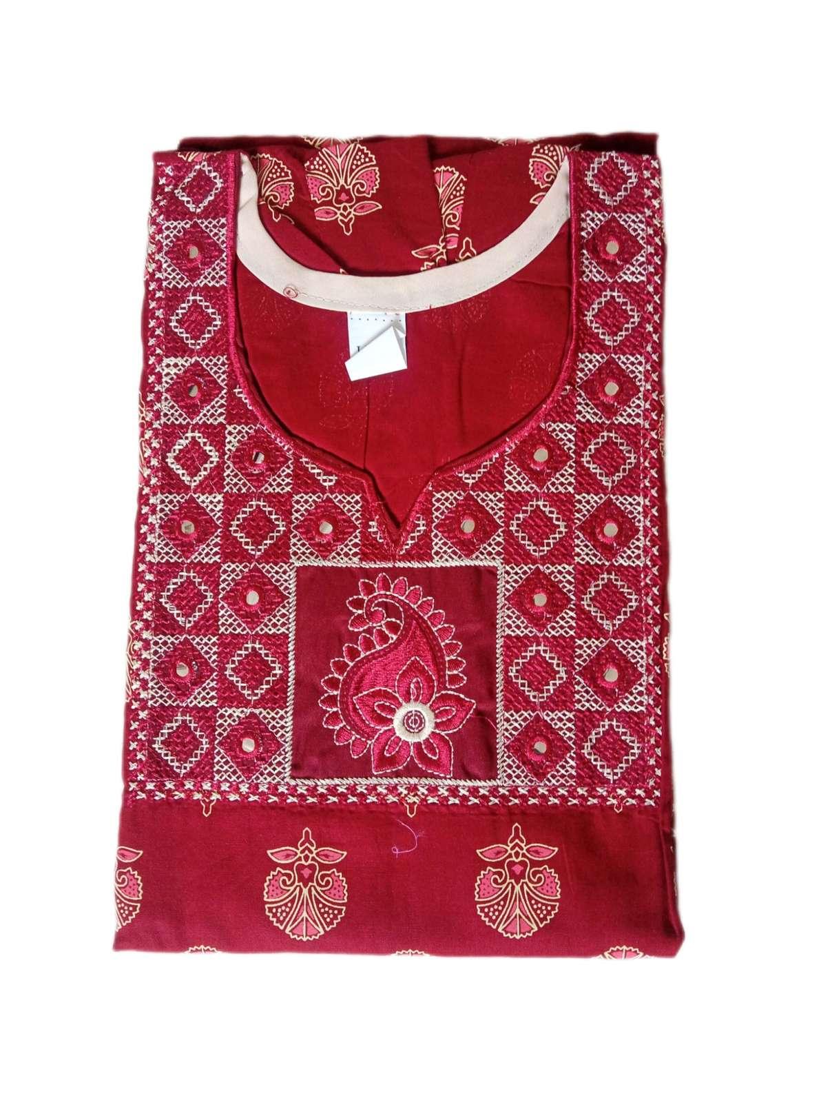 100% Cotton Embroidery Nighty – Womens Wear in Madurai