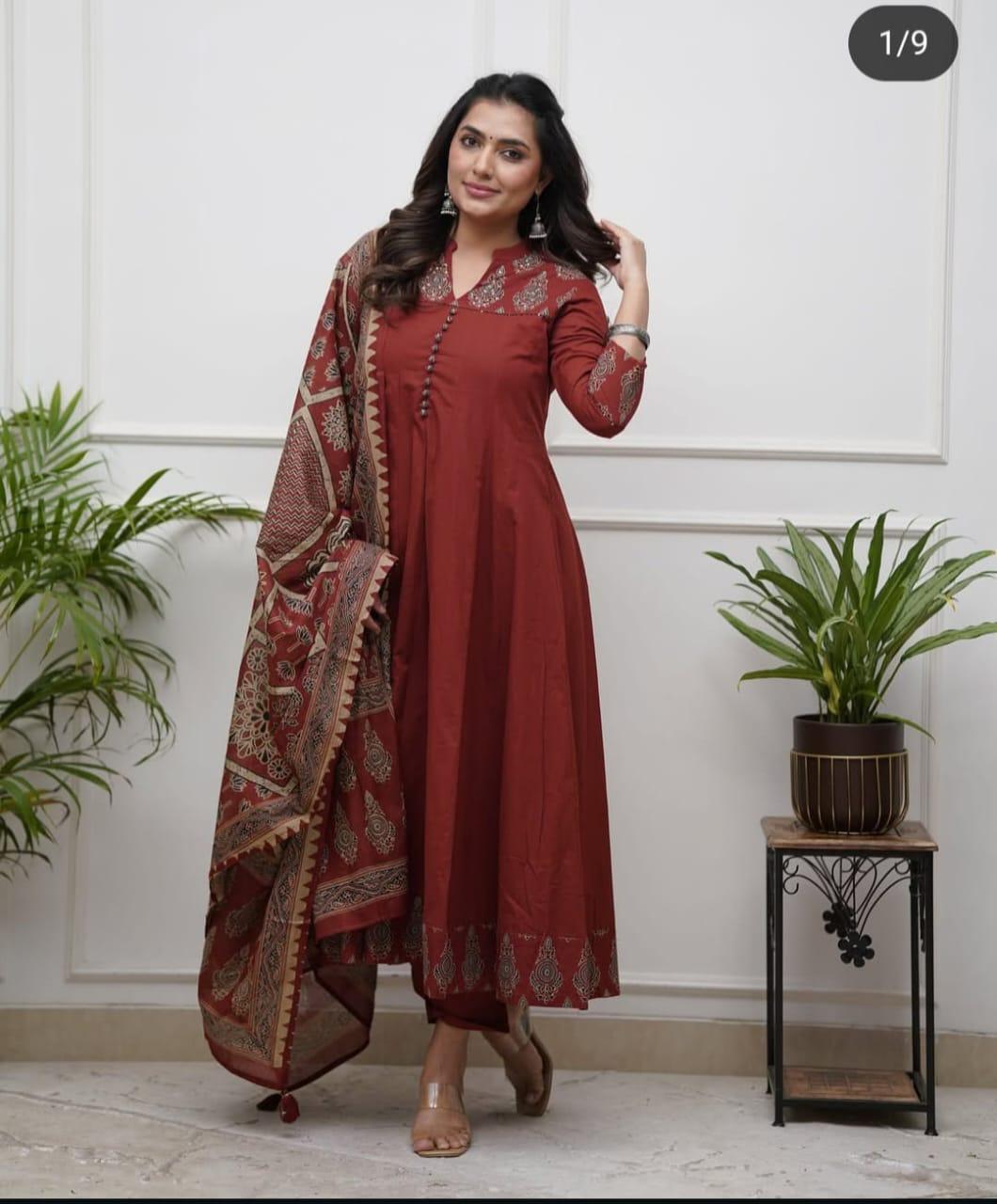 Premium Cotton 3Pc Set – Womens Wear in Pudukottai