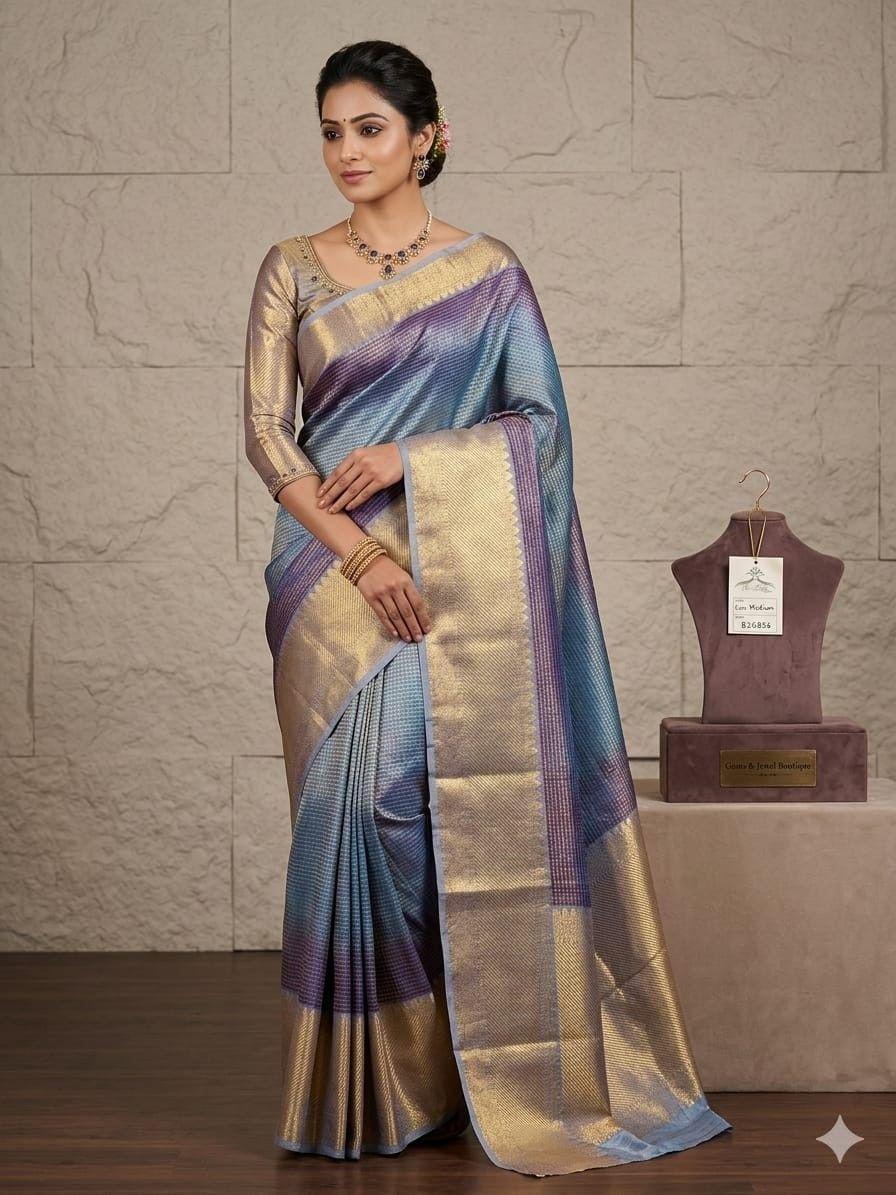 Celebrity inspired tissue saree  - Others by Thiaâ€™s Boutique