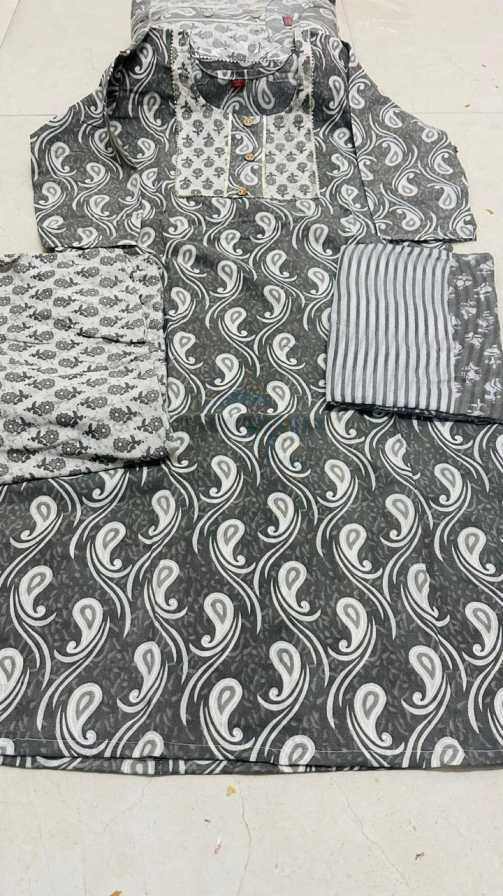 Cotton Three Piece Jaipur Sets - Womens Wear by The Style Palette 