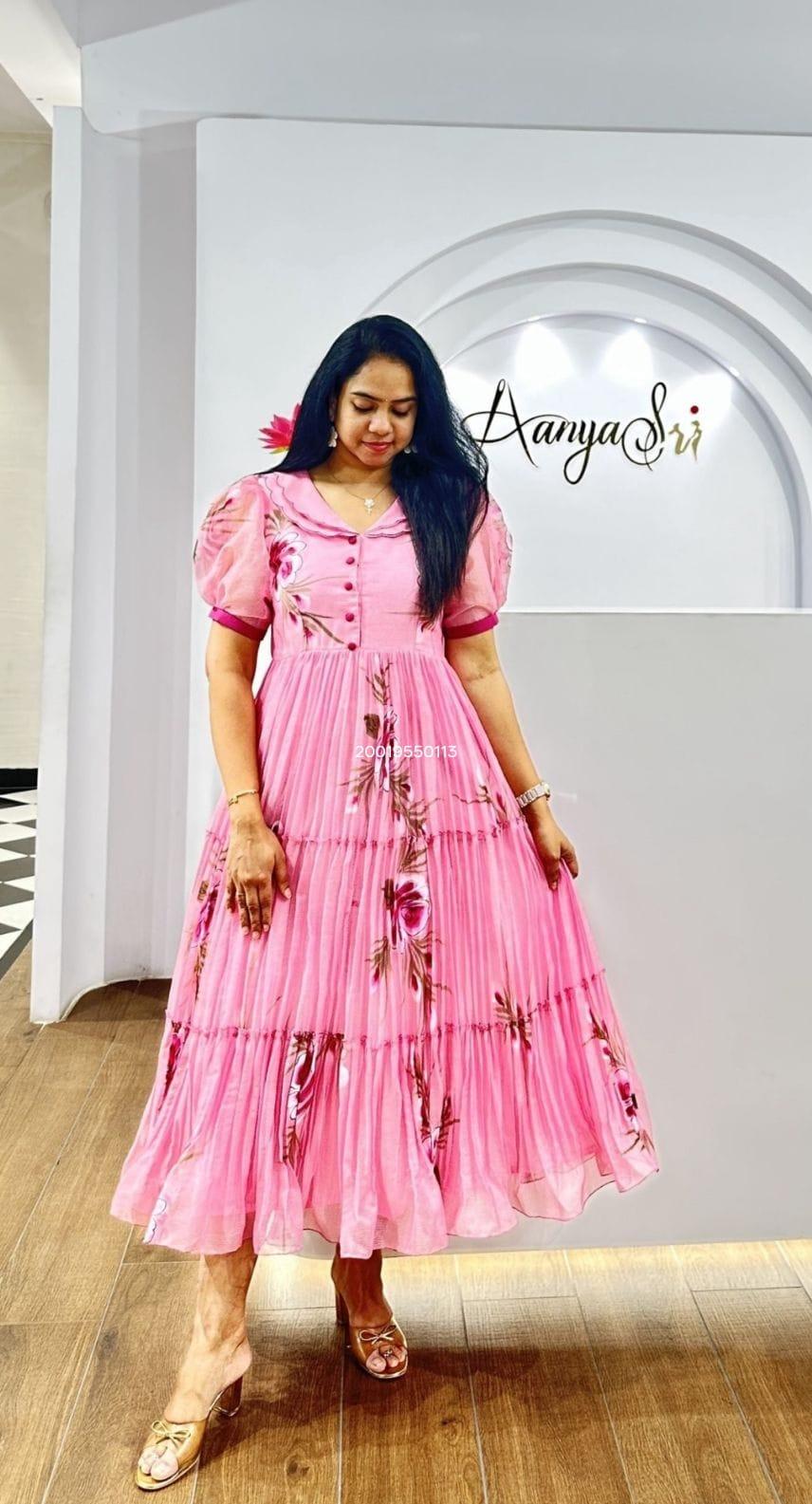 Floral midi dress  - Womens Wear by Vj blouseedit 