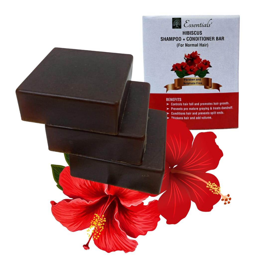 Hibiscus Shampoo bar 110g - Health and Beauty by Essentials 