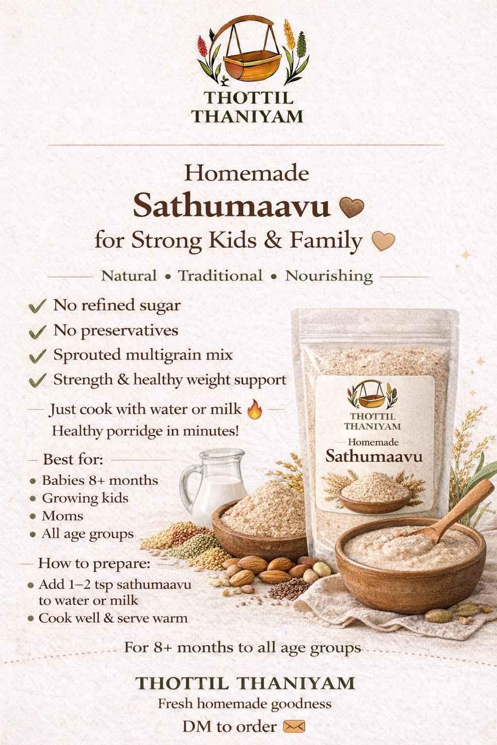 Sathumaavu  - Organic Products by Thottil Thaniyam 