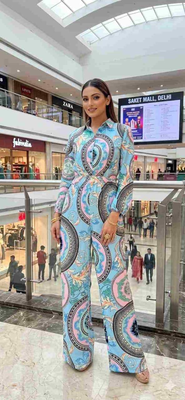 Printed jumpsuit  - Womens Wear by Vj blouseedit 