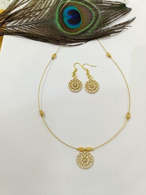 Invisible necklace set - Jewellery by SK handcraft jewellery 