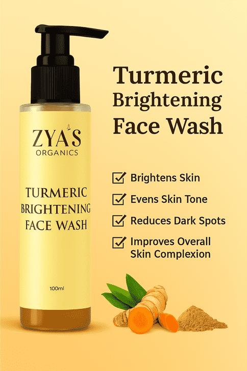 Turmeric brightening facewash 