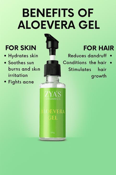 Aloevera gel - Organic Products by Zyas organics