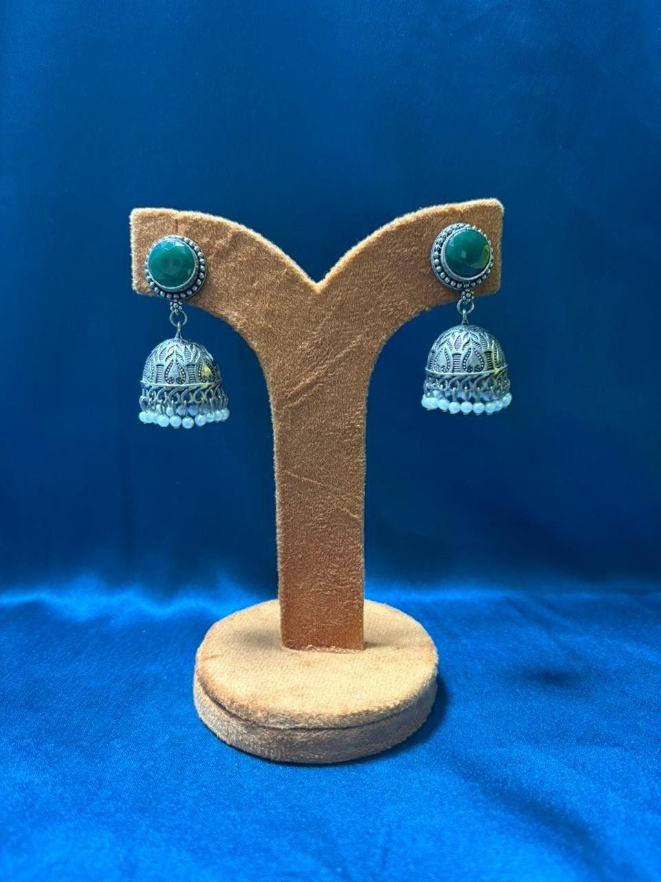 Jhumka green  - Others by Thiaâ€™s Boutique