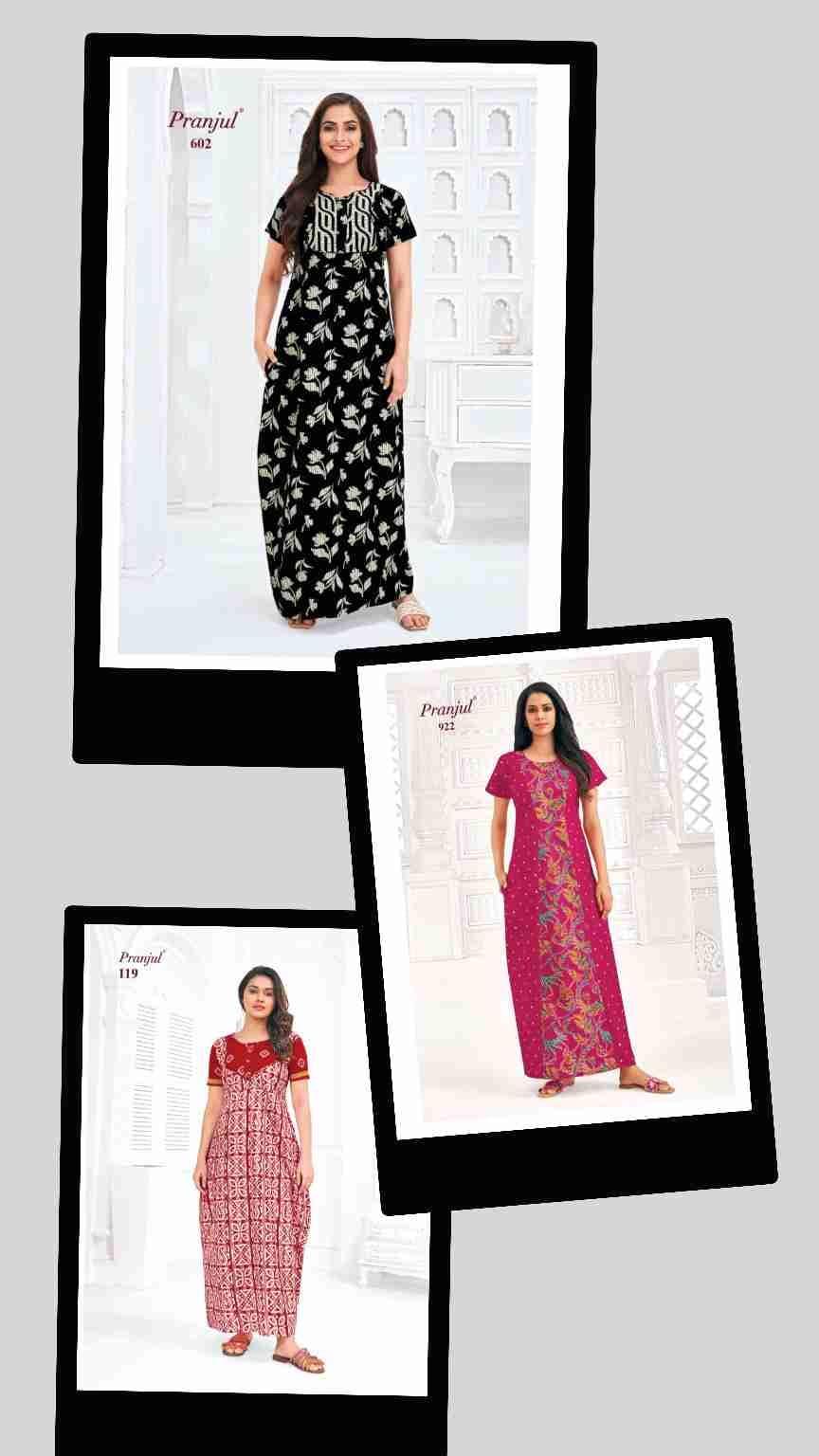 Premium cotton nighty - Womens Wear by Vj blouseedit 