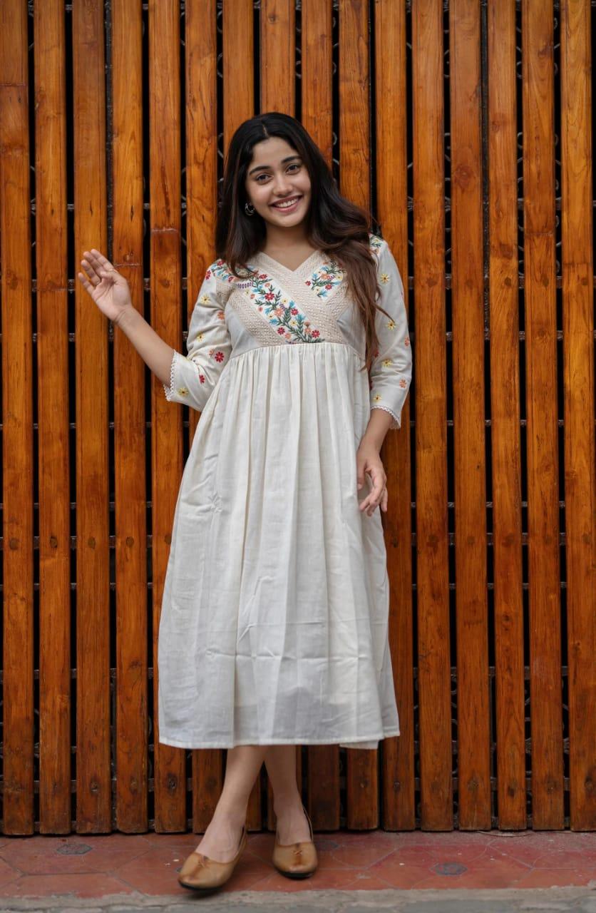 Cotton frock - Womens Wear by Vj blouseedit 