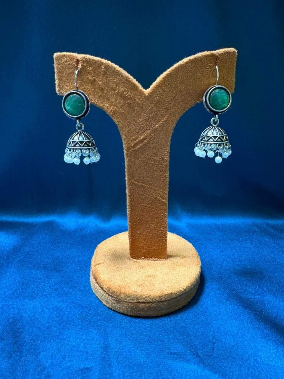 Jhumka green  - Others by Thiaâ€™s Boutique