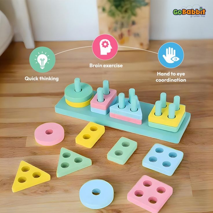 Wooden shape  – Toys and Games in Trichy