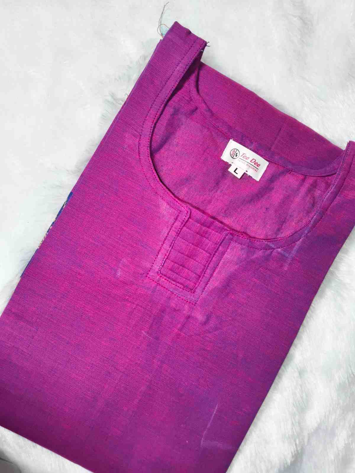 Mangalagiri cotton kurti  - Womens Wear by Thugil designers 