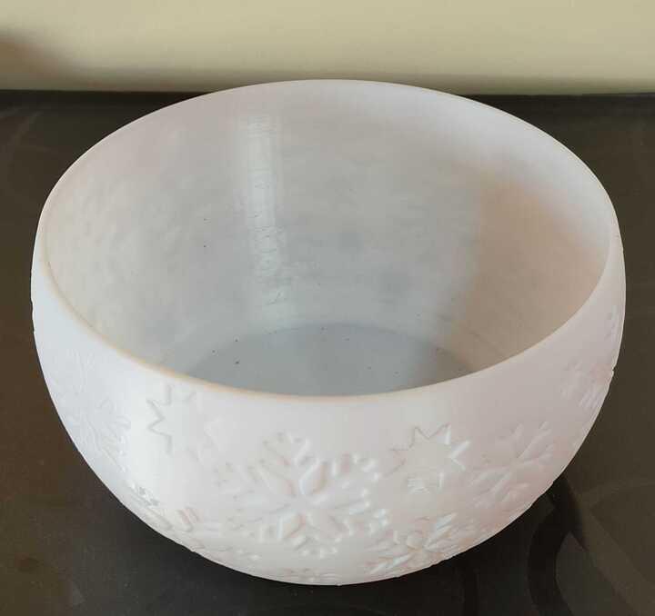 Snowflake Bowl - Personalized Gifts by Modli 3D Private Limited 