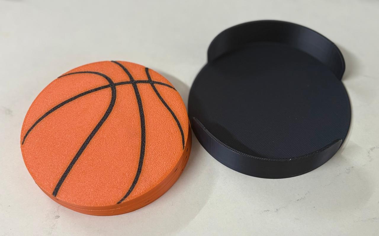 Basketball Coaster - Personalized Gifts by Modli 3D Private Limited 