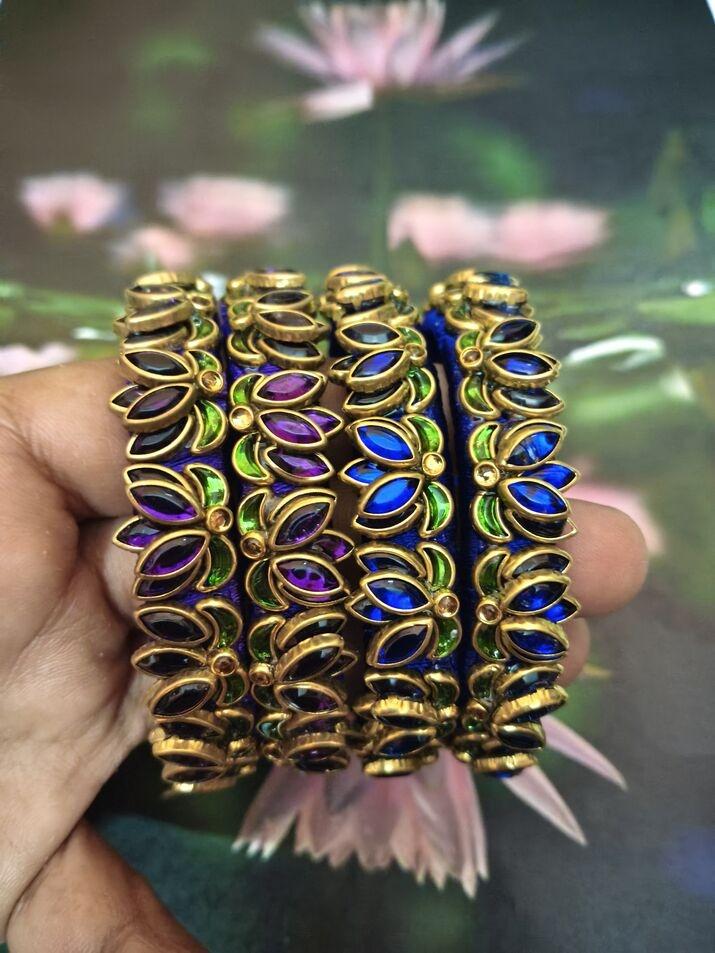 Silk thread bangles