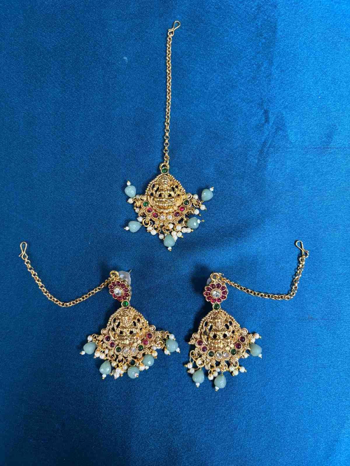 Nethi chudi and earrings  - Others by Thiaâ€™s Boutique