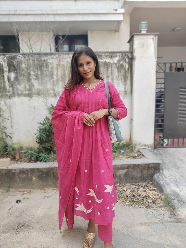 Pure mul cotton Aline  - Womens Wear by srisaicollections 
