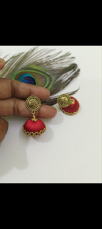 Ganesh pendent silk thread chain - Jewellery by SK handcraft jewellery 