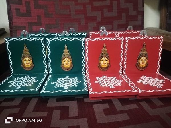 Lakshmi Diya stand - Handmade Crafts by The Urban Gallery 