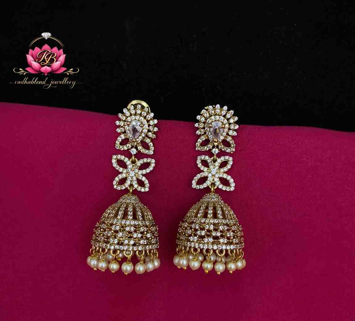 Premium quality ad stone earring