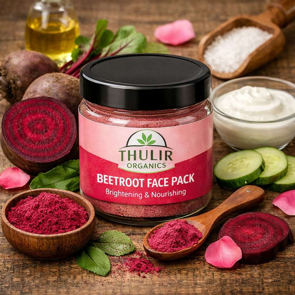 Organic Beetroot facepack 50gms – Health and Beauty in Karaikudi